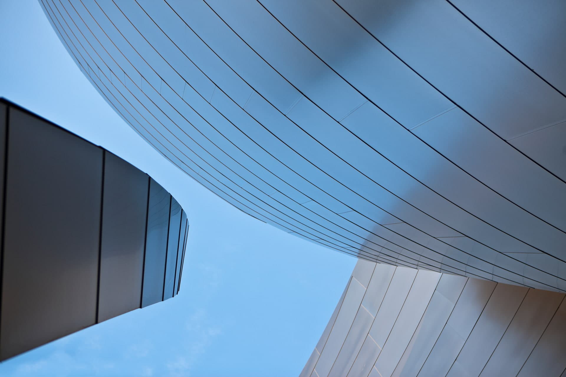 Details of modern glass buildings